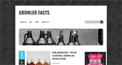 Desktop Screenshot of growlerfacts.com
